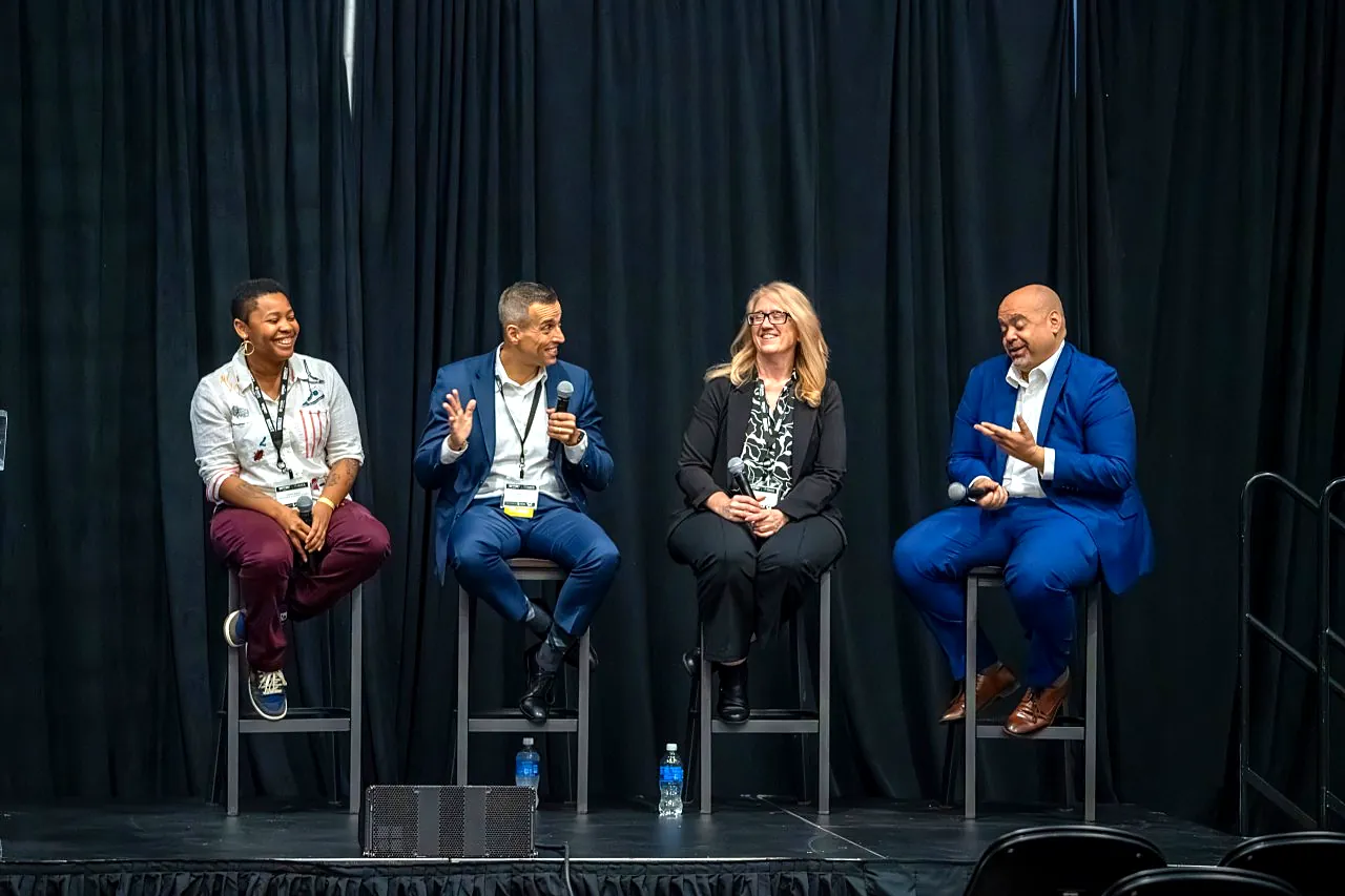 Chamon Gayton on a panel at ISACA South Florida